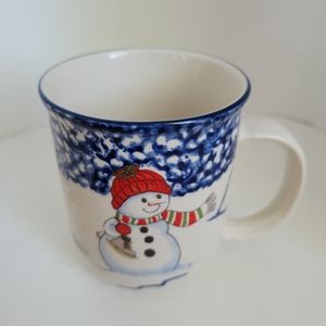 THOMSON Ceramic Snowman Coffee Cup/Mug
